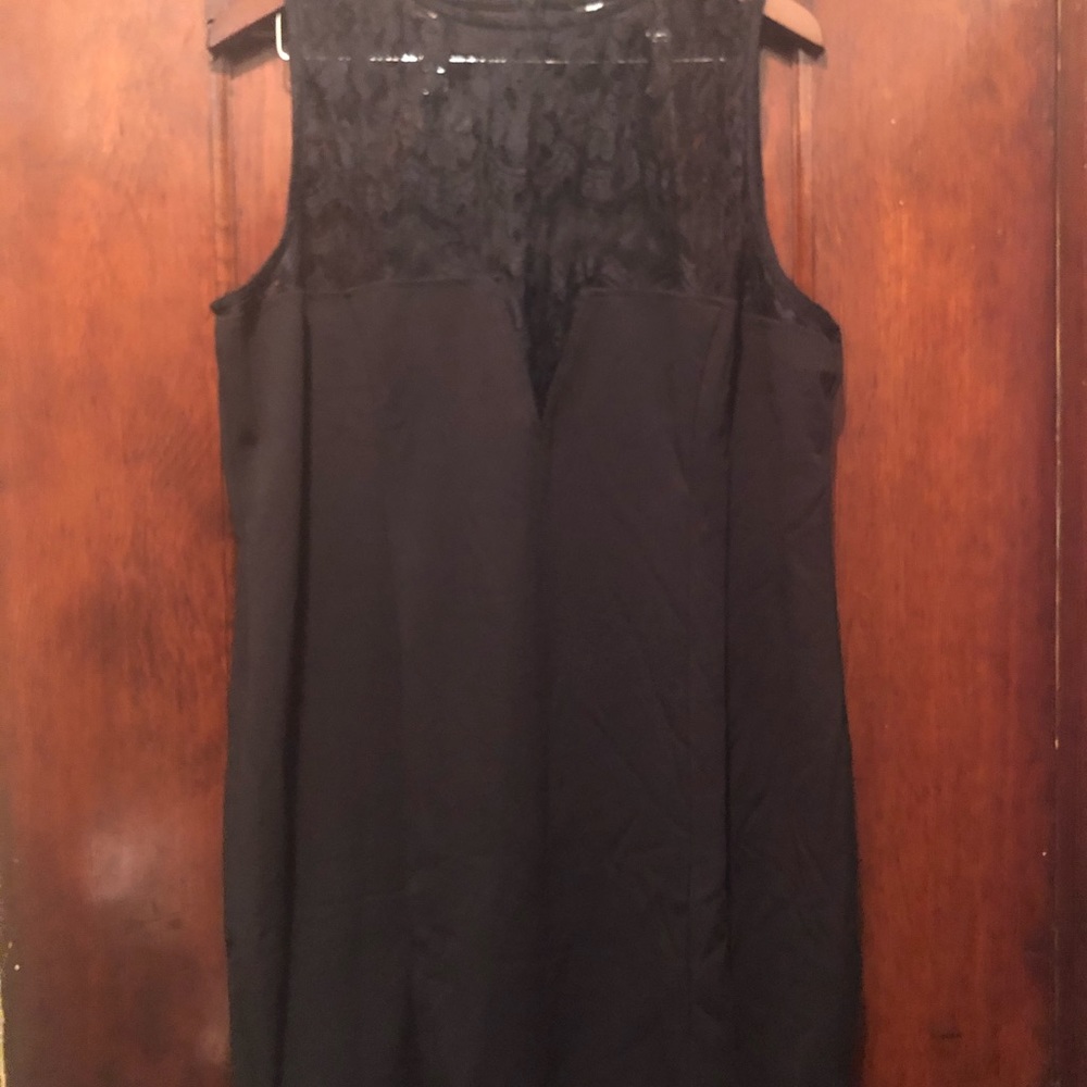 Fitted Black Plus Dress